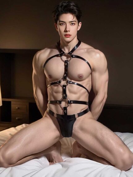 Men's PU Leather Harness